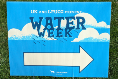 water week sign